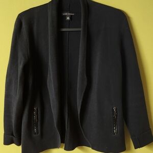 Banana Republic Black Women's Open Front Blazer, Sz M